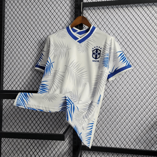 Maillot Brésil Concept Blanc & Bleu 2022