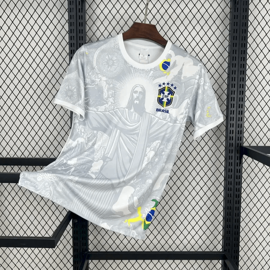 Maillot Brésil Concept Christ 2024/2025 Blanc