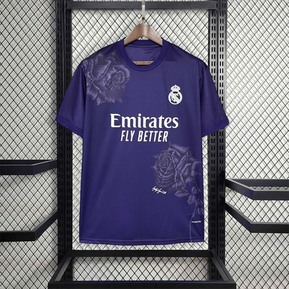 Maillot Real Madrid x Yamamoto Violet 2024 2025